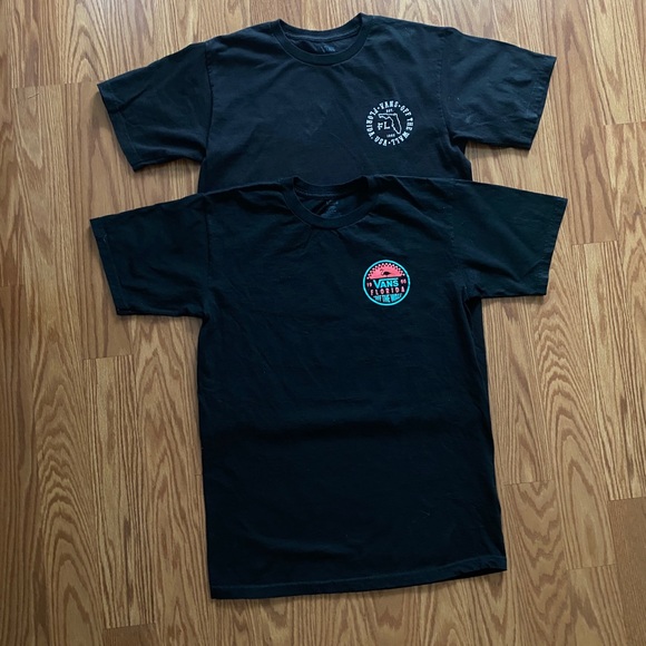 Vans Other - VANS 2 T-Shirt SET Black Print Men’s, size s